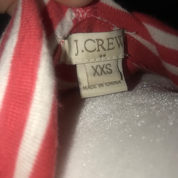 EUC J. Crew Red Striped Hoodie - Picture 5 of 6